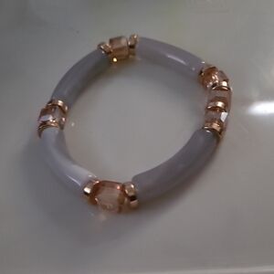 Vintage Gray and Gold Bracelet